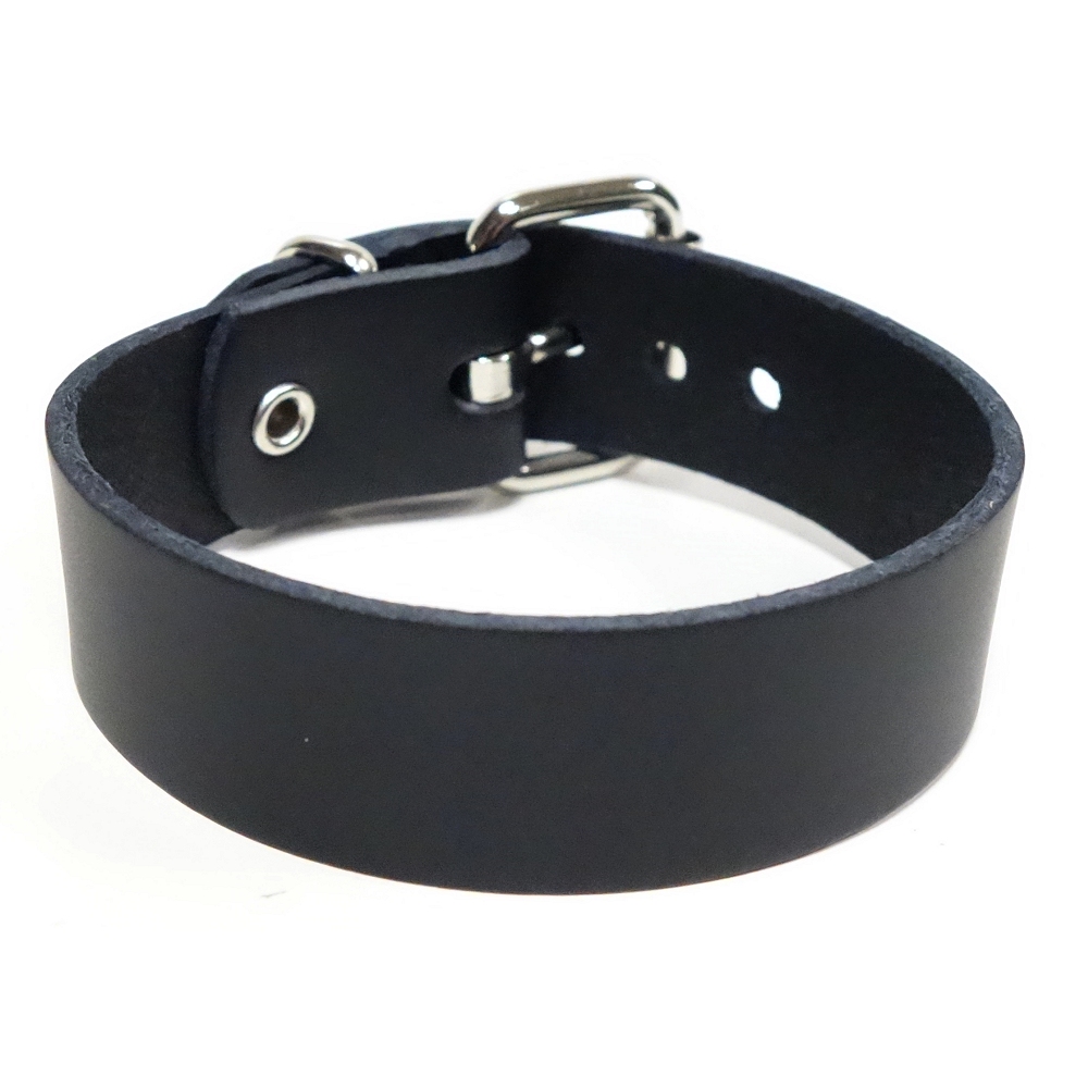 Bild 1 von Set >> 7 Stück Armbänder - Lederbänder 24 x 2 cm mit Schnalle, Schwarz (Blank)
