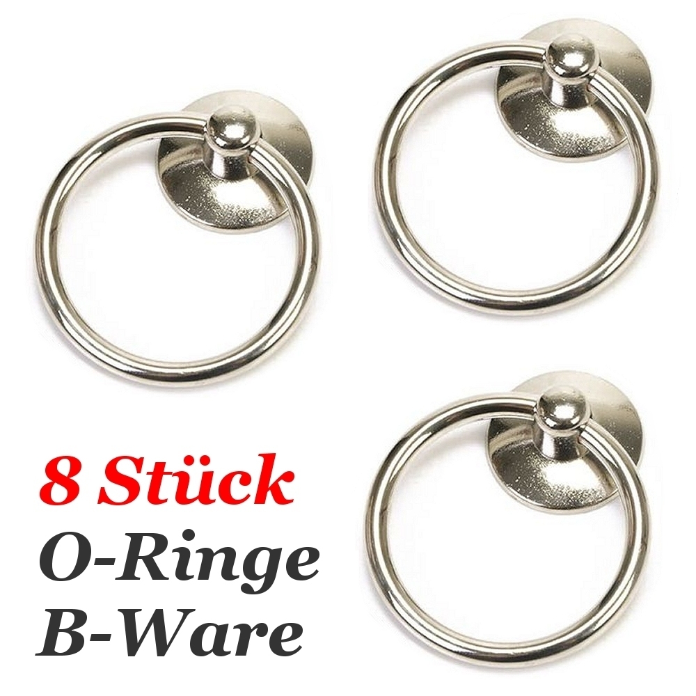 Bild 1 von 8 Stück >> O-Ring 35mm  >> Giant Ring im Halter mit Schraubgewinde, Ring schwenkbar (2.Wahl)