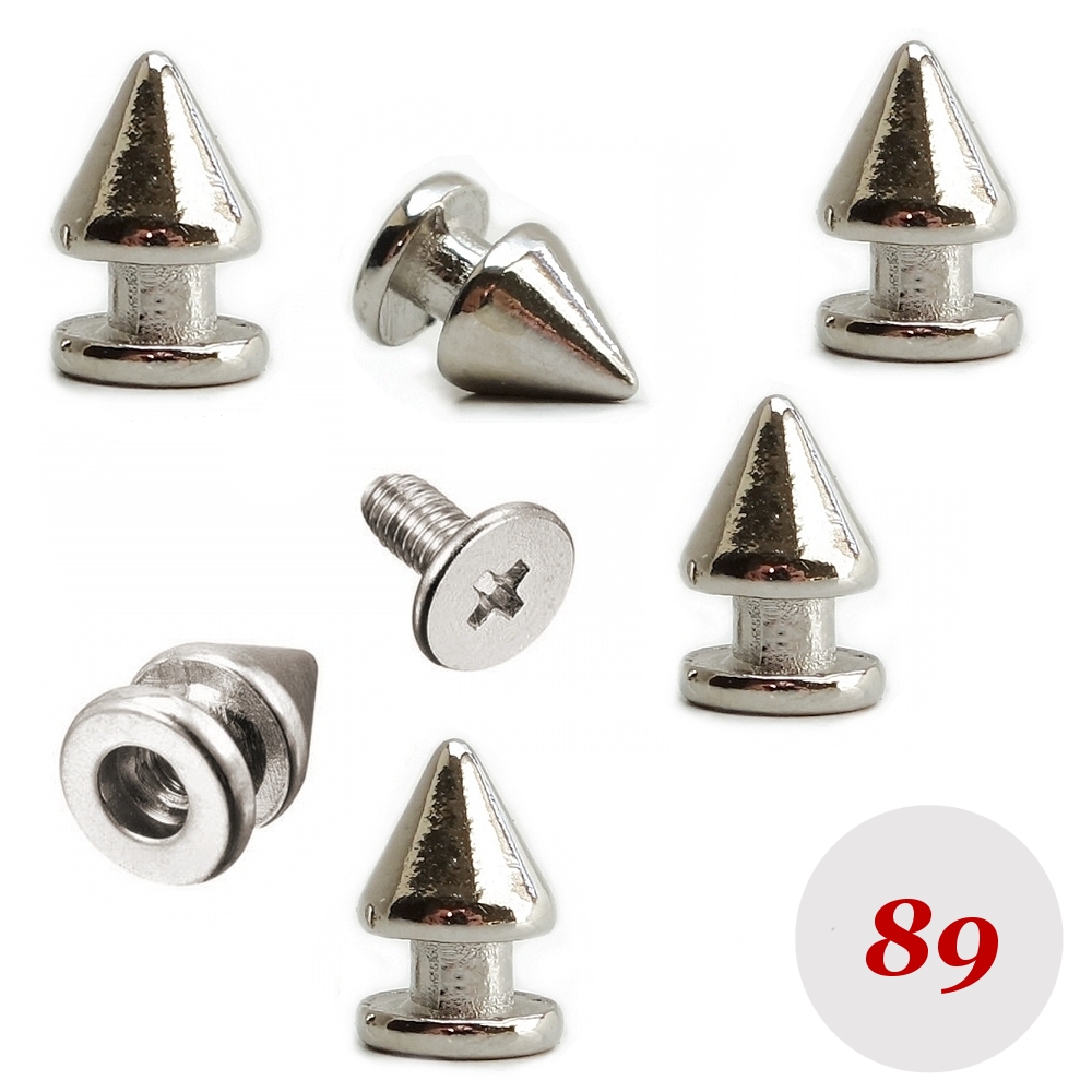 Bild 1 von .  89 Stück Schraubnieten, Killernieten 10.7mm, Silber - Sonderangebot (Bitte Beschreibung lesen!)