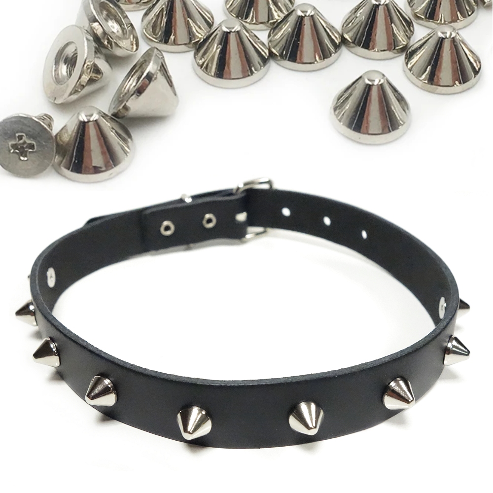 Neues Nieten Halsband aus Leder - €47.9