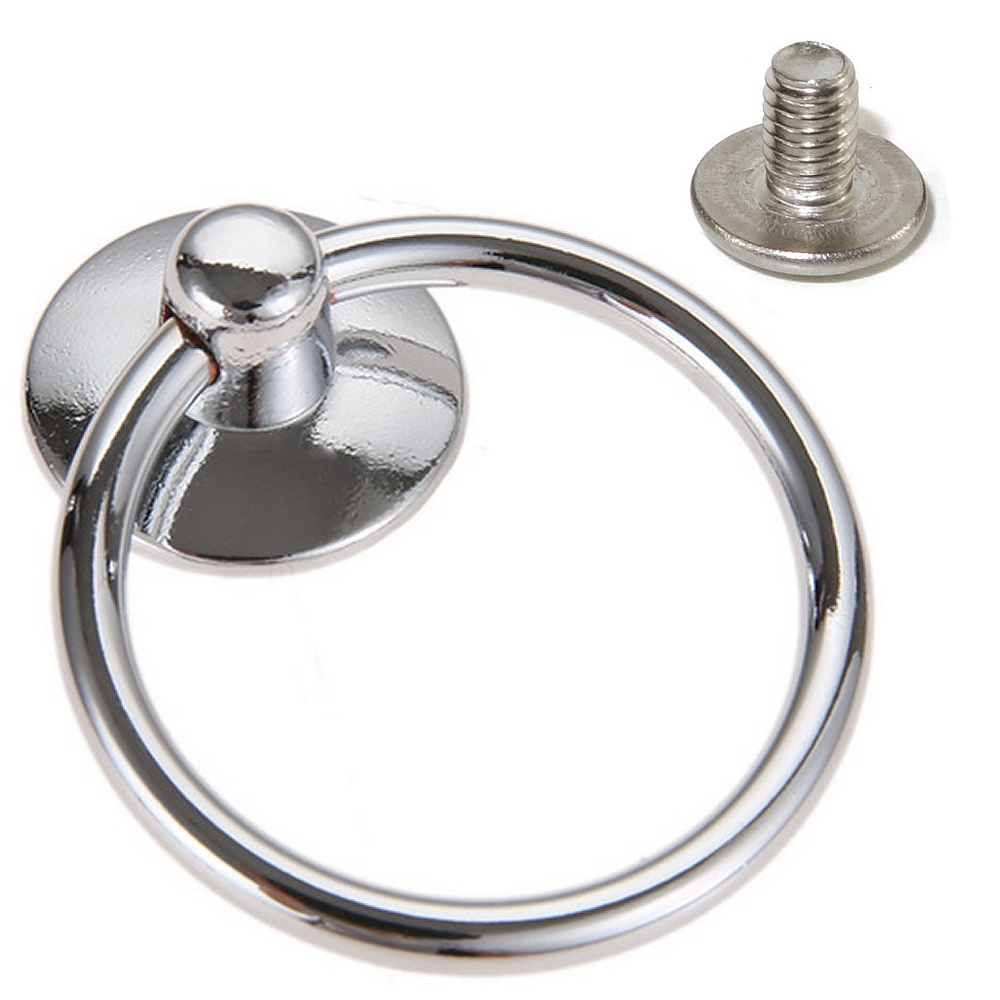 Bild 1 von O-Ring 35mm (Silber) >> Giant Ring im Halter mit Schraubgewinde, Ring schwenkbar