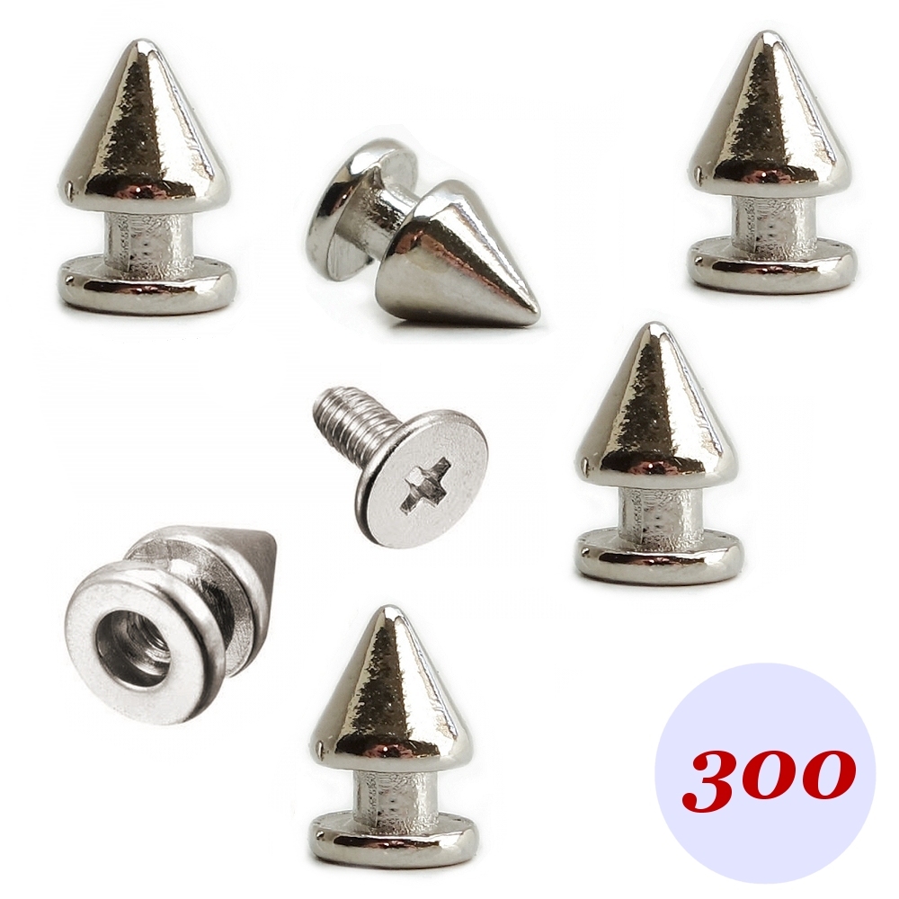 Bild 1 von .  300 Stück Schraubnieten, Killernieten 10.7mm, Silber - Sonderangebot (Bitte Beschreibung lesen!)