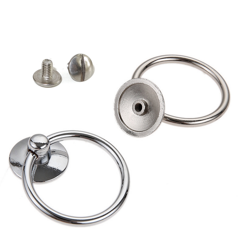 Bild 1 von 8 Stück >> O-Ring 35mm  >> Giant Ring im Halter mit Schraubgewinde, Ring schwenkbar (2.Wahl)