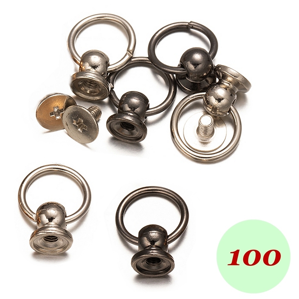 Bild 1 von 100 Stück O-Ringe 10mm, kleiner O-Ring im Halter mit Verschraubung, Farbe nach Auswahl