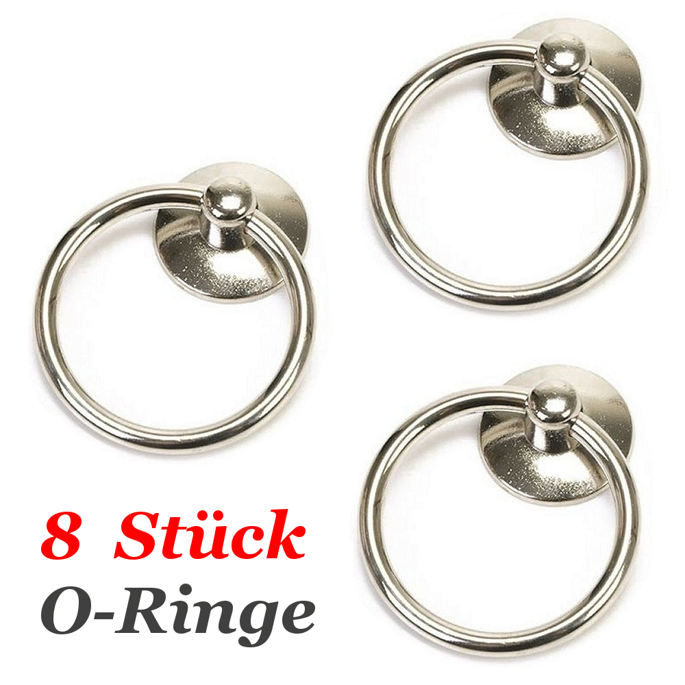 Bild 1 von 8 Stück >> O-Ring 35mm  >> Giant Ring im Halter mit Schraubgewinde, Ring schwenkbar