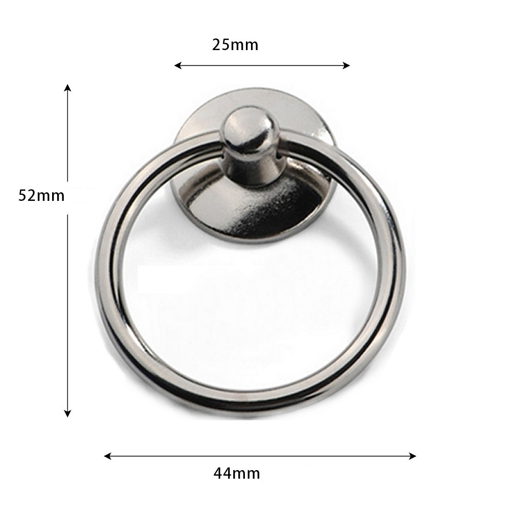Bild 1 von 8 Stück >> O-Ring 35mm  >> Giant Ring im Halter mit Schraubgewinde, Ring schwenkbar (2.Wahl)