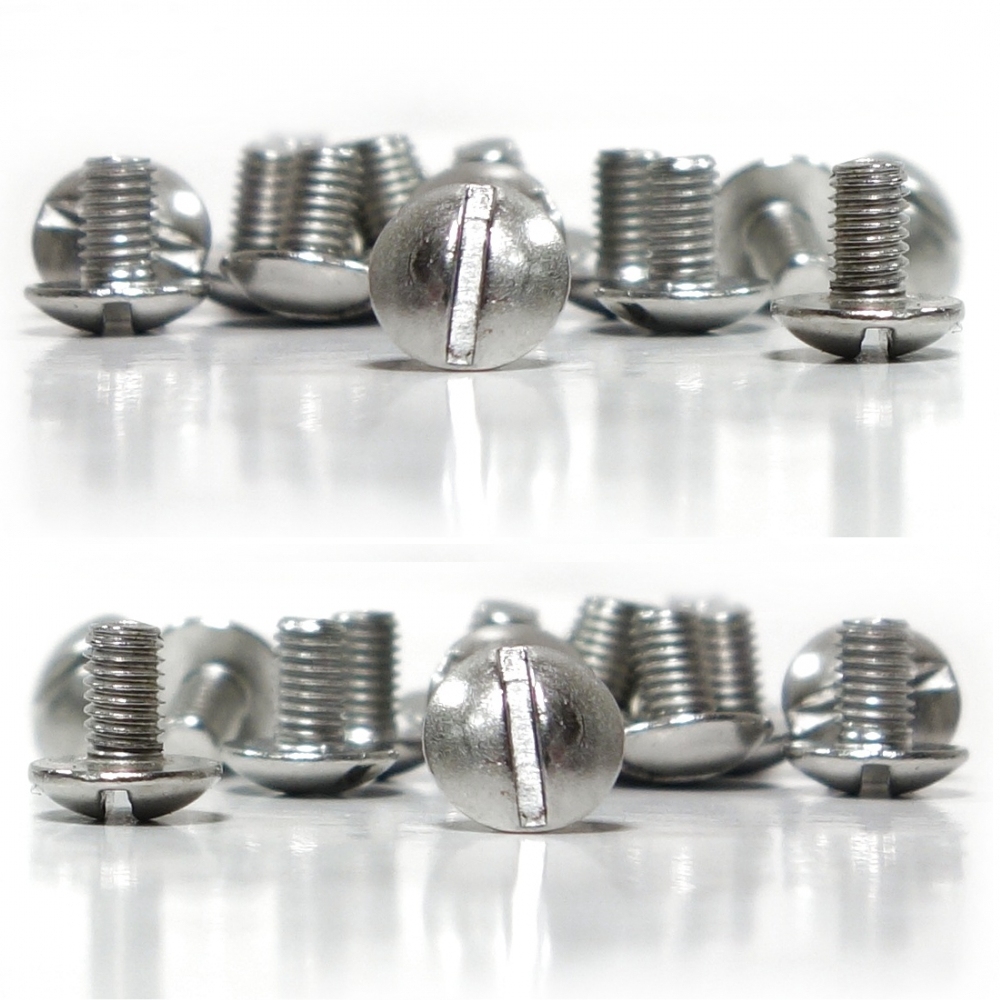 Bild 1 von Zubehör >> Montageoption: Tellerschraube M3 (Gewinde 3mm), Länge 6mm, Edelstahl, M3x6