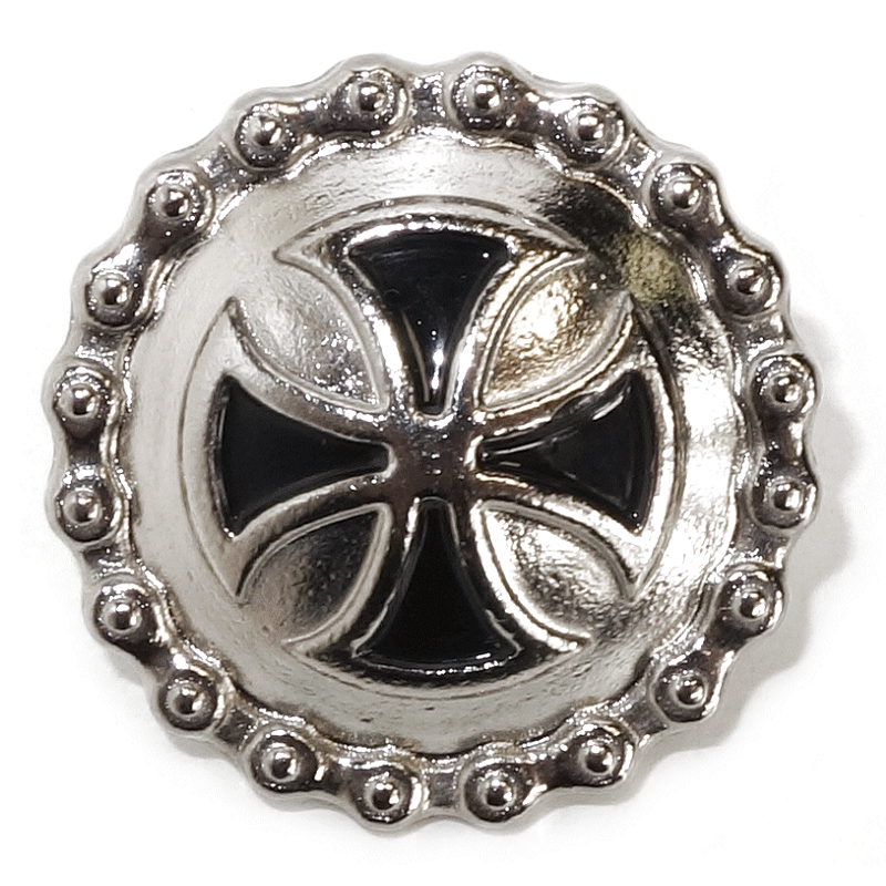 Bild 1 von 50 Stück Motivnieten - Eisernes Kreuz (Rund) - Schraubnieten (Motivnieten, Ziernieten)