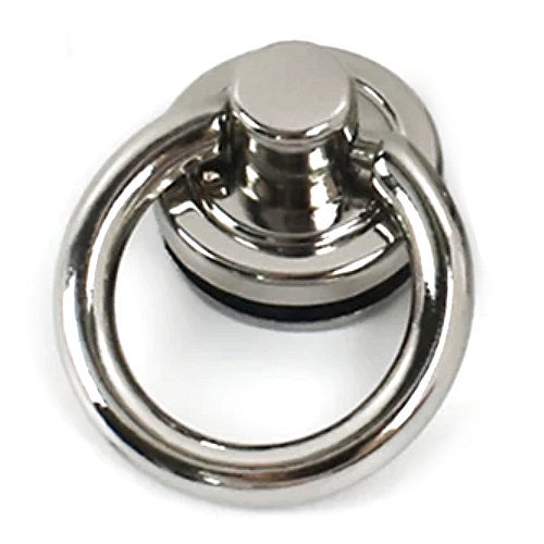 Bild 1 von Zubehör >> D-Ringe und O-Ringe im Halter, Ringkloben als Zubehör für Hals- und Armbänder  / (Auswahl) O-Ring 20mm >> Silber >> DVS