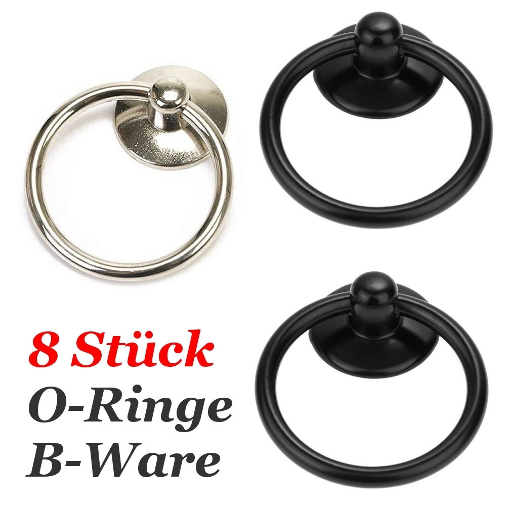 Bild 1 von 8 Stück >> O-Ring 35mm  >> Giant Ring im Halter mit Schraubgewinde, Ring schwenkbar (2.Wahl)
