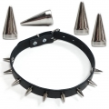 Bild 1 von eXtra Collection >> Nietenhalsband mit Spikenieten 15mm (Con 43)