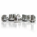 Bild 3 von Zubehör >> Montageoption: Tellerschraube M3 (Gewinde 3mm), Länge 6mm, Edelstahl, M3x6
