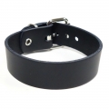 Bild 3 von Set >> 7 Stück Armbänder - Lederbänder 24 x 2 cm mit Schnalle, Schwarz (Blank)