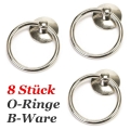 Bild 1 von 8 Stück >> O-Ring 35mm  >> Giant Ring im Halter mit Schraubgewinde, Ring schwenkbar (2.Wahl)