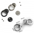 Bild 3 von Zubehör >> D-Ringe und O-Ringe im Halter, Ringkloben als Zubehör für Hals- und Armbänder  / (Auswahl) O-Ring 20mm >> Silber >> DVS