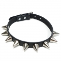 Bild 2 von eXtra Collection >> Powernieten >> Halsband mit 9 Stück eXtrem Power-Spike 19mm