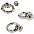 Bild 2 von Zubehör: O-Ringe und D-Ringe im Halter, als Zubehör für Hals- und Armbänder  / (Auswahl) O-Ring 20mm >> Silber >> Stahl >> 2.Wahl