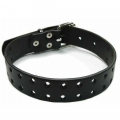 Bild 1 von Halsband, Lederhalsband 2-reihig mit 30-Loch gelocht