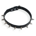 Bild 2 von eXtra Collection >> Nietenhalsband mit Spikenieten 15mm (Con43)