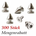 Bild 5 von 300 Stück Schraubnieten, Killernieten 12mm, Silber, Zinklegierung