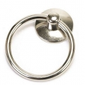 Bild 2 von 10 Stück >> O-Ring 35mm (Silber) >> Giant Ring, Halter mit Schraubgewinde, Ring schwenkbar