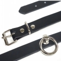 Bild 5 von Halsband in Leder mit großem O-Ring 20mm (Premiumqualität)