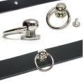 Bild 4 von Halsband in Leder mit kleinem O-Ring 13mm (Echtlederhalsband)