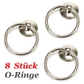 Bild 1 von 8 Stück >> O-Ring 35mm  >> Giant Ring im Halter mit Schraubgewinde, Ring schwenkbar