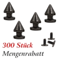 Bild 2 von 300 Stück Schraubnieten, Killernieten 12mm, Schwarz, Zinklegierung