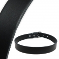 Bild 3 von Halsband in Leder - Lederhalsband, Echtleder Schwarz (Blank)