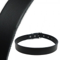 Bild 3 von Halsband in Leder - Lederhalsband, Echtleder schwarz (Blank)