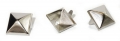 Bild 3 von 100 Stück >> Pyramidennieten 17mm >> Silber (glatt)