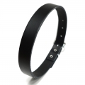 Bild 2 von Halsband in Leder - Lederhalsband, Echtleder Schwarz (Blank)