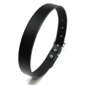 Bild 2 von Halsband in Leder - Lederhalsband, Echtleder schwarz (Blank)