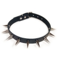 Bild 2 von Halsband, Nietenhalsband Choker mit Spikenieten 20mm, 1-reihig