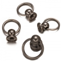 Bild 1 von O-Ring 10mm >> kleiner O-Ring, beweglich im Halter mit Schraubgewinde, Farbe: Schwarz