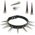 Bild 1 von Halsband, Spikenieten 40mm, 1-reihig