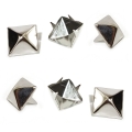 Bild 4 von 4-PIN Niete >> Pyramidenniete 10mm >> Silber (Premiumqualität)
