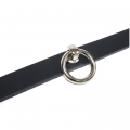 Bild 3 von Halsband in Leder mit großem O-Ring 20mm (Echtlederhalsband)